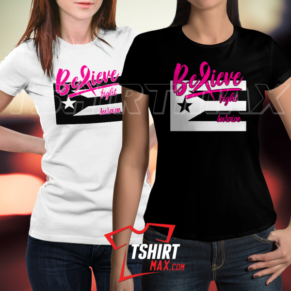 Believe Puerto Rico Flag Tee Believe Puerto Rico Flag Tee
